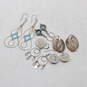 Assortment of 5 Pairs Sterling Silver Earrings - 20.9g image number 7