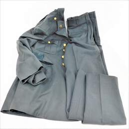 Men's Vintage US Army Military Uniform Jacket & Dress Pants