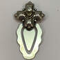 Designer Brighton Two-Tone Engraved Classic Heart And Cross Bookmark image number 4