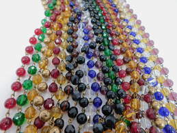 Vintage Erickson Beamon Gold Tone Colorful Glass Bead Multi Strand Necklace 1.10LBS alternative image
