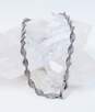 925 Sterling Silver & Black Crystal Bracelet Lot image number 5