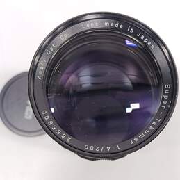 Asahi Super-Takumar Camera 1:4/200 Camera Lens alternative image