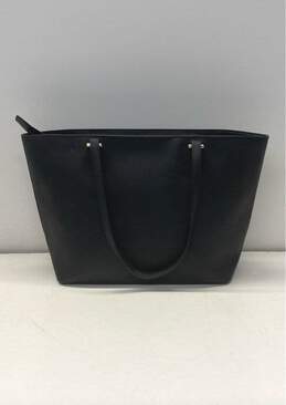 Kate Spade Black Leather Top Zip Shopper Tote Bag alternative image