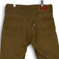 Mens Brown 502 Drak Wash Denim Pocket Straight Leg Jeans Size 29 image number 4