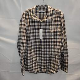 Calvin Klein Easy Shirts Button Up Long Sleeve Shirt NWT Size L