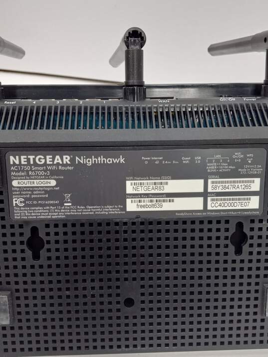 Bundle of Netgear Nighthawk AC1750 Smart WiFi Router & Netgear Cable Modem CM600 image number 3