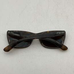 Ray Ban Womens Brown Black Full Rim UV Protection Square Sunglasses alternative image