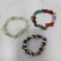 Colorful Stones & Beads Costume Fashion Jewelry Assorted 5pc Lot image number 4
