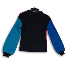 NWT New York & Company Womens Pink Blue Colorblock Cardigan Sweater Size XS alternative image