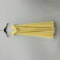 NWT Womens Yellow Sleeveless Spaghettti Strap V-Neck Fit & Flare Dress Sz 8 image number 2
