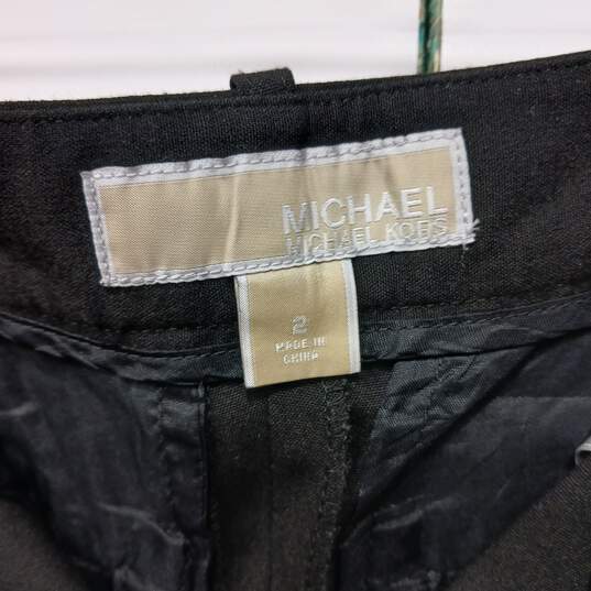 Women's Michael Kors Black Slacks Size 2 image number 4