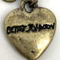 Desingner Betsey Johnson Gold-Tone Beaded Rope Chain Heart Charm Necklace image number 4