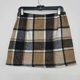 (i) Plaid Skirt