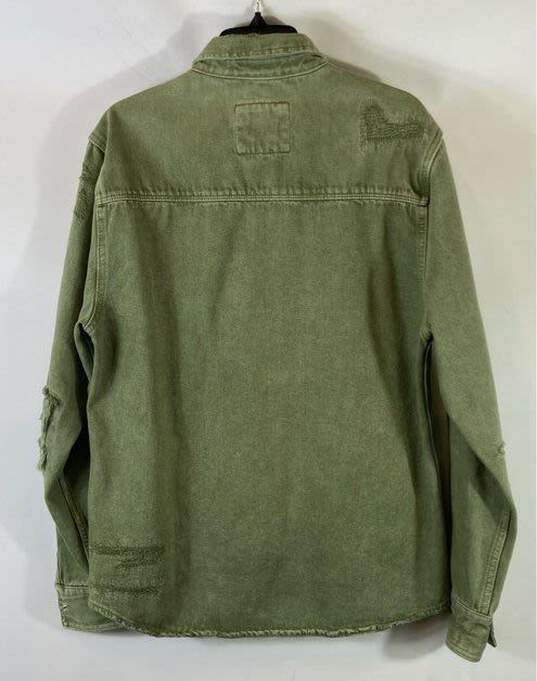ZARA Green Jacket - Size Large image number 2