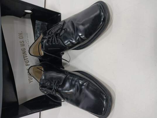 "New Shoes LE" Men's Black Oxfords Size 9.5 IOB image number 1