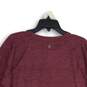NWT Womens Pomegranate Space Dye Long Sleeve Crew Neck Activewear T-Shirt Sz XL image number 4