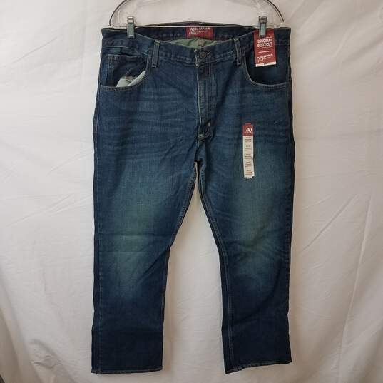 Buy the Arizona Jeans Co Straight Fit Original Bootcut Jeans Adult Size  W38xL32 NWT | GoodwillFinds
