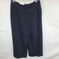 Wm TopShop Cropped Wide Navy Stripe Culottes Skirt Pants Sz 6 image number 3