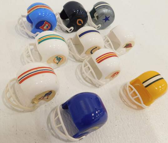 Lot Of 10 NFL Micro Mini Football Helmets Assorted Vending Gumball image number 3