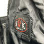 Mens Black Leather Adjustable Belt Pocket Side Button Motorcycle Chaps Sz L image number 3