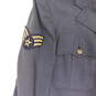 VTG US Air Force Men's Blue Tropical Wool Military Coat Size 37L image number 3