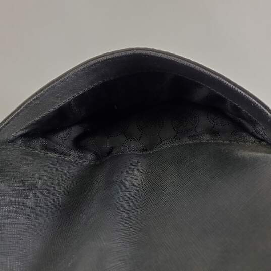 Michael Kors Black Leather Satchel image number 4