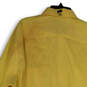 NWT Mens Yellow Collared Classic Fit Wrinkle Free Dress Shirt Sz 18.5 34/35 image number 4