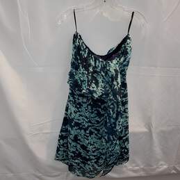 MM Couture by Miss Me Blue Print Dress NWT Size M