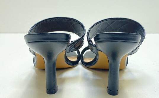 Vince Camuto Cherzel Black Slip-On Sandal Pumps Women's Size 7.5 image number 4