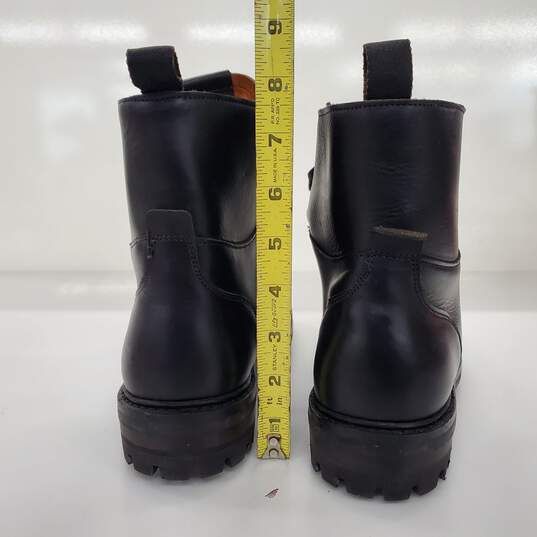 Allen Edmonds Black Leather Weatherproof Lace Up Boots Men's Size 10 image number 5