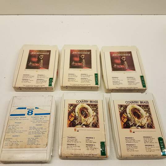 Lot of Assorted 8-Track Cassettes with Carrying Case image number 7