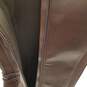 Liz Claiborne LC Townsend Brown PU Tall Knee Riding Zip Boots Size 11 M image number 8