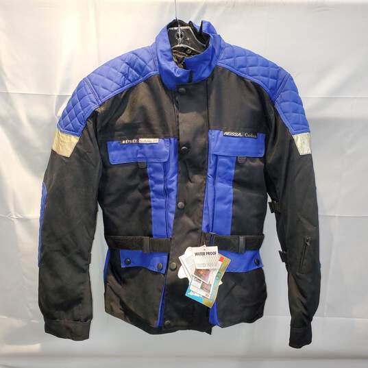 Shelter Top Quality Leather Reissa Cordura Waterproof Full Zip Jacket NWT Size L image number 1