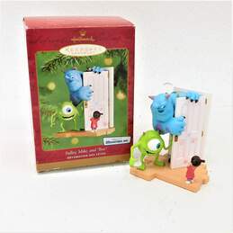 Hallmark Keepsake Ornament 2001 Sulley, Mike, and 'Boo' from Disney/Pixar Monsters, Inc. w/ Original Box