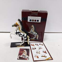 The Trail of Painted Ponies War Eagle Horse Figurine