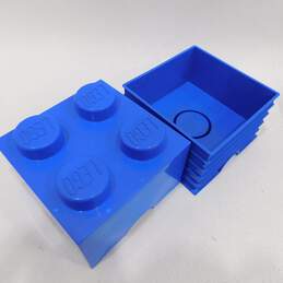 LEGO Brand 4-Stud Blue Plastic Storage Container alternative image