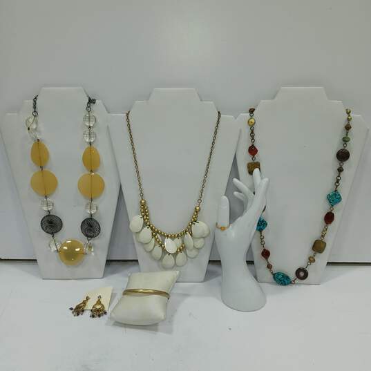 Bundle of Assorted Earth Toned Fashion Jewelry image number 1