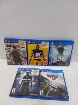 Bundle of Five Assorted PlayStation 4 Games