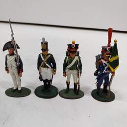 4pc Set of DelPrado Assorted Soldier Figurines
