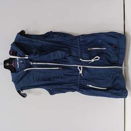 Tommy Hilfiger Sport Women's Packable Hooded Sleeveless Vest Windbreaker Jacket Size M