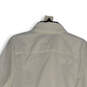 Mens White Spread Collar Long SLeeve Button-Up Shirt Size 18 image number 4