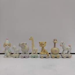 7-Piece Set of Enesco Precious Moments Train Set Figurines