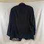 Men's Black Calvin Klein 3-Button Suit Jacket, Sz. 46R image number 2