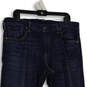 Mens Blue Denim Medium Wash 5-Pocket Design Straight Leg Jeans Size 38X30 image number 3