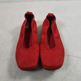 Arche Red Suede Ballet Flats WM Size 36