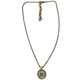Designer Lucky Brand Gold-Tone Link Chain Lobster Clasp Pendant Necklace alternative image