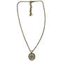 Designer Lucky Brand Gold-Tone Link Chain Lobster Clasp Pendant Necklace image number 2