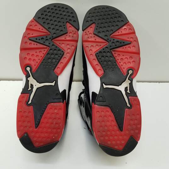 Air Jordan Flight Club 91 Bred (GS) Athletic Shoes Black University Red White DM1685-006 Size 7Y Women's Size 8.5 image number 6