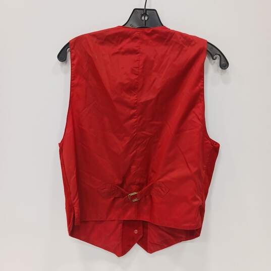 WILSONS THE LEATHER EXERTS RED VEST SIZE L image number 5