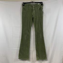 Women's Olive PacSun Corduroy Low-Rise Bootcut Jeans, Sz. 25
